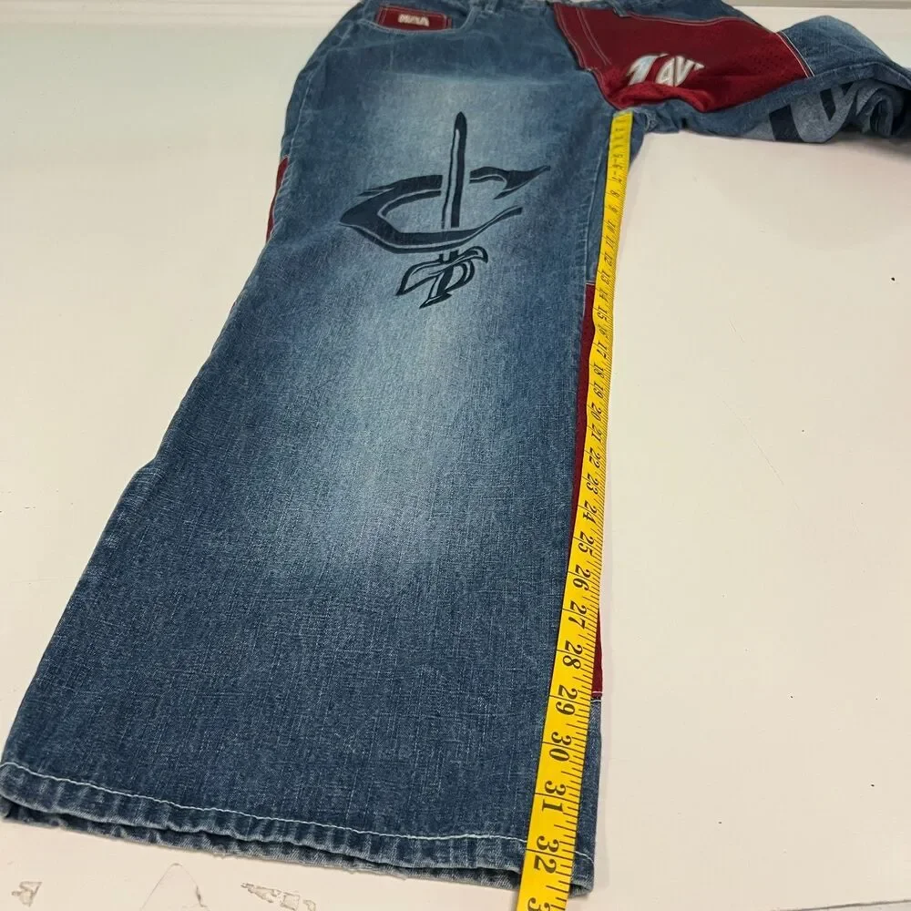 UNK Denim NBA Cleveland Cavaliers LeBron James Jeans Mens 36x32 Baggy Y2K